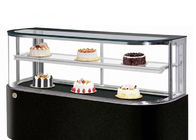 Изогнутое стекло d формирует коммерчески холодильник торта 600W