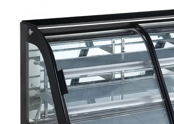 Передний холодильник дисплея торта дверей открытия 220V 900W