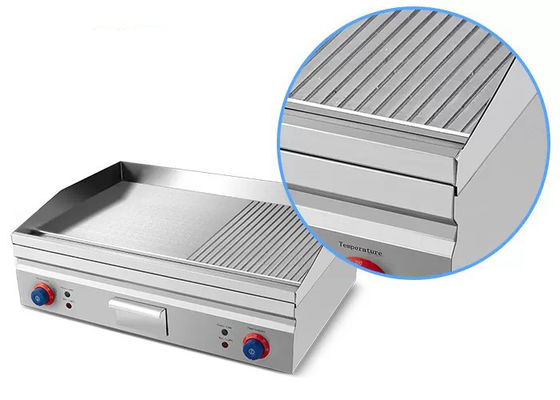 Griddle коммерчески Countertop зеркала 4.4kw 700mm электрический