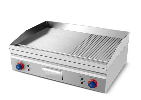 Griddle коммерчески Countertop зеркала 4.4kw 700mm электрический